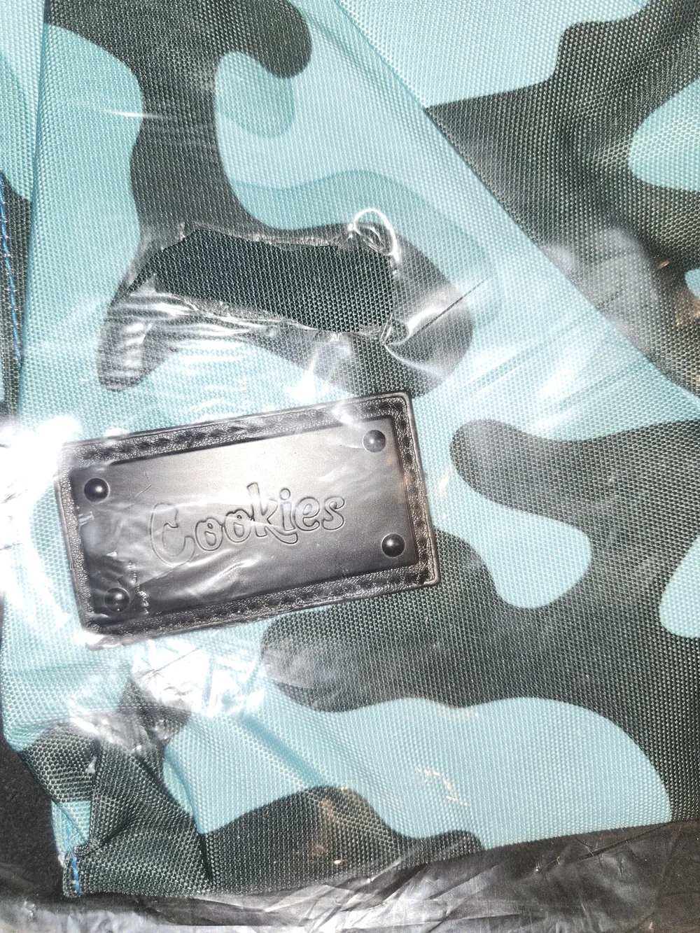 NEW Cookies Off The Grid Smell Proof Backpack in Mint/teal Camo